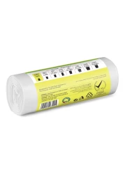 أنفيرو شيلد أكياس قمامة أوكسو قابل للتحلل الحيوي بسعة 5 غالون 30 كيس XXS - أبيض -