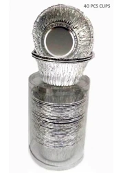 أكواب ألومنيوم 40 قطعة مربعة - مبخرة بخور