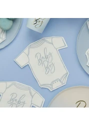Blue 'Baby Boy' Babygrow Paper Napkins 16/Pack