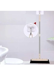 Aiwanto 2Pcs Wiper Long Hand Wiper Squeegee Floor Cleaning Wiper Bathroom Washroom Cleaning Wiper