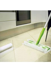 سكوتش برايت قطعة قماش للتنظيف سهلة الإستخدام لإعادة تعبئة الممسحة، 30 قطعة قماش/حزمة