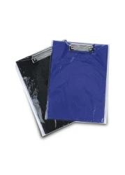 Rahalife A4 Double Side Clip Board Writing Clipboards with Metal Clip,Assorted Colors Double Clipboard Fool Scap Writing Pad Clipboard