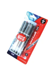 Uni-ball Eye Liquid Ink Rollerball Pen UB157 Blue and Black 0.7mm 8 PCS