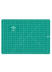 ALVIN GBM SelfHealing Cutting Mat 85 x 12 inch DoubleSided GreenBlack 5Layer Gridded Surface for Arts Crafts and Sewing Model GBM0812
