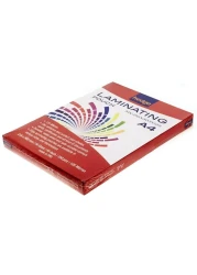 Generic Rounded Corner High Gloss Durable Clear Laminating Pouch Film A4 Size -100 Sheets Pack
