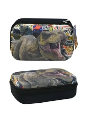 United Pacific Designs 712465JW Jurassic World Molded Eva Pencil Case Black Small