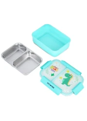 Eazy Kids Lunch Box - Dinosaur Green