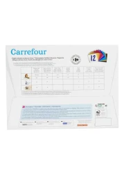 Carrefour Drawing Paper White 24x32cm 12 PCS