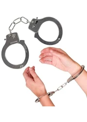 Kangaroo Police Roleplay Handcuffs For Kids, Toy Hand Cuffs For Toddlers, Metal Handcuff With Key