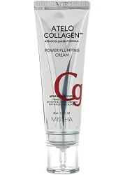 Missha Atelo Collagen 500 Power Plumping Cream, Korean Collagen Cream For Face With 4 Kinds Of Collage, Day &amp; Night Moisturizer