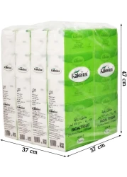 White Facial Tissue with Natural wood pulp, 3 ply, 200 sheets, 1 box of 5 packs, Soft and Absorbent, Sustainable, Suitable for all skin, Any event and Eco-Friendly, Wet & Dry Dual Use, 47cm. (White)