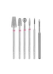 Kiara Sky Cuticle Bit and Bundle Diamond Cuticle Drill Bits Long Lasting Nail Drill Bits Professional Cleaner Tool for Under Nails Cuticle Bit Bundle