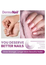 DermaNail Nail Strengthener Cuticle Cream Set Fingernail Care Kit with Liquid Nail Strengthener Cutemol Cream 115g Sample Healthy Growth Repair for Brittle Damaged Thin Peeling Nails