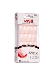 Kiss Salon Acrylic French False Nail KAN07C Nude 31 PCS