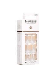 Kiss Impress Press-On Manicure False Nails 83658 Short Believe 30 PCS