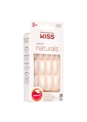 كيس صالون ناتشورلز أظافر إصطناعية - أبيض 28 قطعة KSN07C