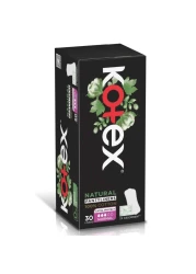 Kotex Natural Panty Liners 100% Cotton Normal Size 30 Daily Panty Liners