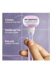 جيليت فينوس كومفورت غلايد بريز شفرات حلاقة وخراطيش- حزمة من 2