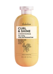 Curl and Shine Hair Conditioner for Curly Oily Textured Hair Blended with Shea Butter Jojoba Oil for Curly Oily Textured Hair Blended with Shea Butter Jojoba Oil keratin 300Ml