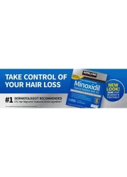 6-Pack Minoxidil 5% Extra Strength Hair Regrowth Solution &ndash; 60ml Bottles
