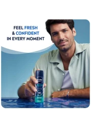 NIVEA MEN Deodorant Spray for Men Fresh Ocean Aqua Scent 150ml