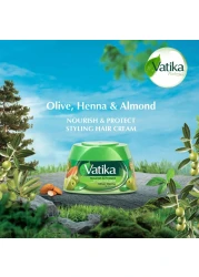 دابر فاتيكا ناتشورلز كريم تصفيف الشعر لتغذية الشعر و حمايته - أخضر 140 ملل