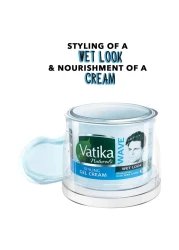 Dabur Vatika Naturals Wet Look Wave Styling Gel Cream Clear 250g