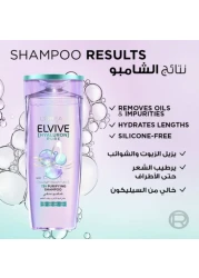 L'Oreal Paris Elvive Hyaluron Pure Shampoo 400ml + Elvive Hyaluron Pure Conditioner 360ml