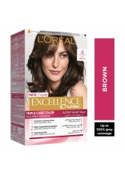 L'Oreal Paris Excellence Creme Triple Care Permanent Hair Colour 4 Brown