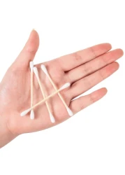 300ct Cotton Swabs with Strong Bamboo Sticks by Xumzee 100 Pure Natural CottonBiodegradable Chemical Free Cotton Buds