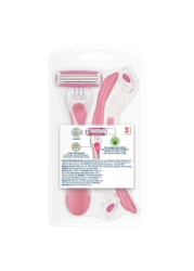 Schick Quattro Disposable Razor Pink 3 Razors