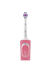 Oral-B Vitality 100 Pink Electric rechargeable toothbrush with UAE 3 pin plug