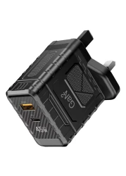 سيلايريز شاحن غان 2 بيدي باللون الأسود بقدرة 45 وات مع كابل شحن باللون الأسود بقدرة 60 وات