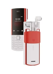 5710 XA Dual SIM White/Red 48MB RAM 128MB 4G -Middle East Version