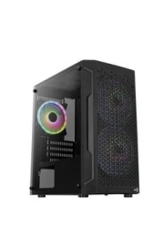 Aerocool Trinity Mini G-BK-v3 Tower Case - Black