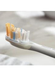 فيليبس آي 3 بريميوم سونيك الكل في واحد HX9092/67 رؤوس بديلة لفرشاة الأسنان بقياس موحد 2 قطع - أبيض