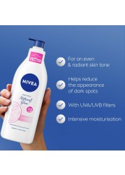 NIVEA Body Lotion, Normal to Dry Skin, Natural Glow, Vitamin C, 400ml