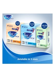 Fine Care Adult Diapers Medium (Waist 75-110Cm) 44 Diapers