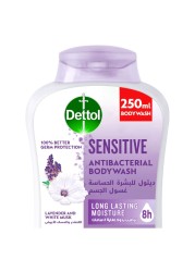 Dettol Sensitive Anti-Bacterial Lavender And White Musk Body Wash White 500ml+250ml