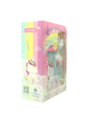 Air-Val Eau My Unicorn 1D Figure 2-in-1 Shower Gel and Shampoo 400ml with Sponge Gift Set