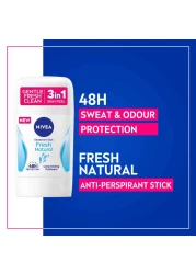 NIVEA Deodorant for Women Fresh Natural Ocean Extracts Stick 50ml Pack of 2