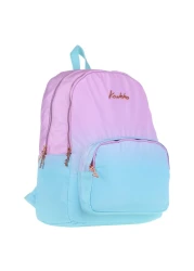 Kaukko Rainbow Backpack Bag Purple and Blue Large 18cm