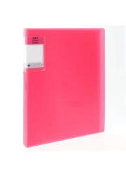 Maxi Colour 40 Pocket Display File Book Pink