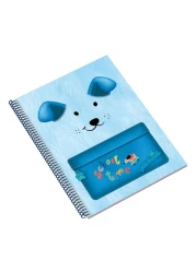Ambar School Time Spiral Cover Notebook for Boy Large 24 Pages A4