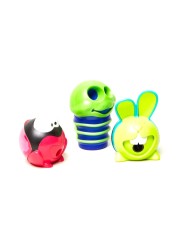 Maped Croc Croc Signal Pencil Sharpener Assorted 3 PCS