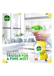 Dettol Disinfectant Liquid Lemon With Healthy Clean Bathroom Spray 500ml Pack of 2