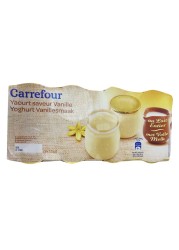 Carrefour Vanilla Yoghurt 125g Pack of 8