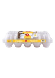 Carrefour Fresh White Eggs Medium 15 PCS
