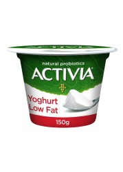 Activia Low Fat Plain Yoghurt 150g Pack of 6