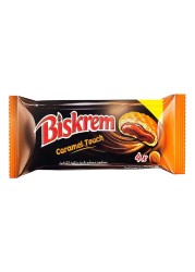 Ulker Biskrem Caramel Touch Cookies, 36g Pack of 12